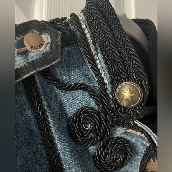 Michael Jackson style inspired denim jacket - Picture 4 of 11